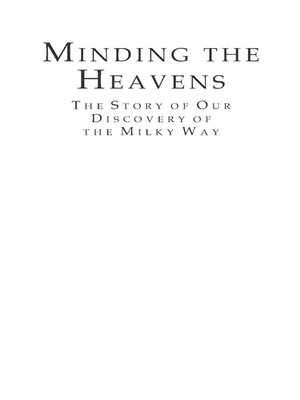cover image of Minding the Heavens